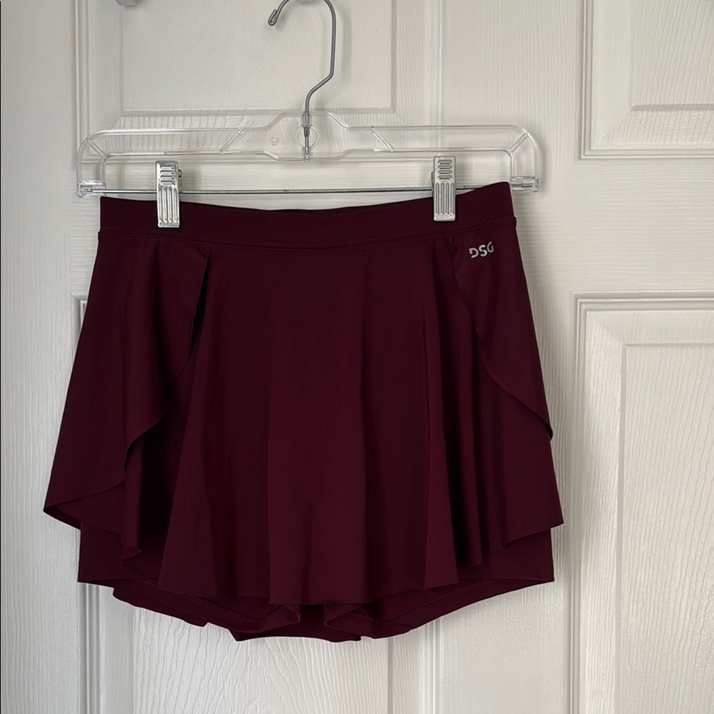 DSG Burgundy Athletic Skort